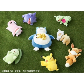 もっちりぬいぐるみ Pokémon Sleep おやすみカビゴン&ピカチュウ