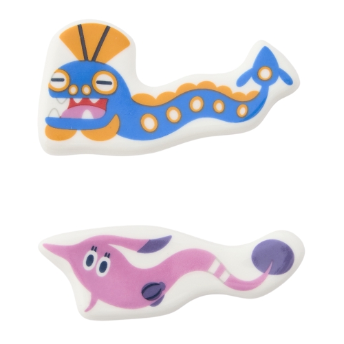 ペア箸置きセット POKÉMON NYORO NYORO FRIENDS ハンテール＆サクラビス