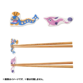 ペア箸置きセット POKÉMON NYORO NYORO FRIENDS ハンテール＆サクラビス