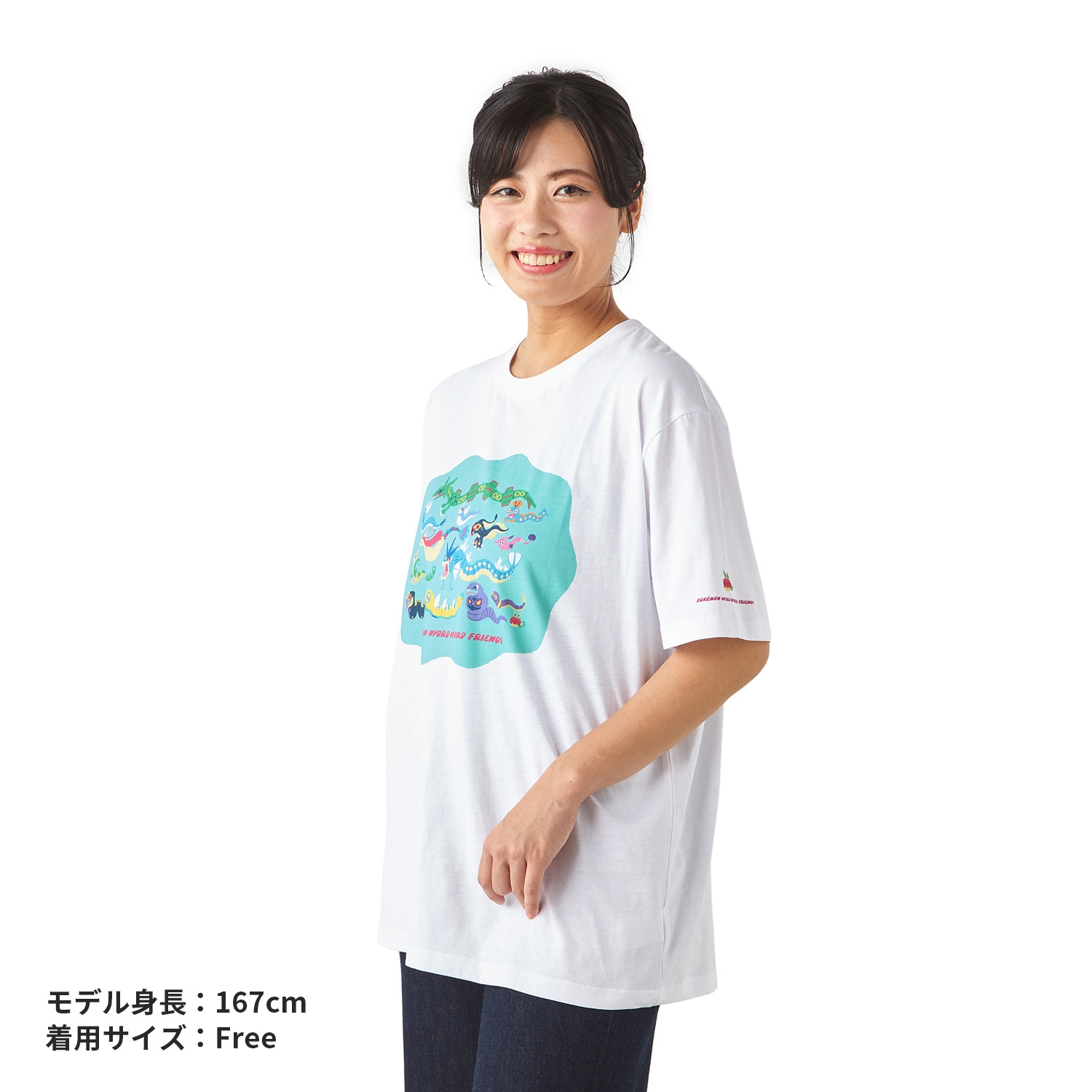 Tシャツ POKÉMON NYORO NYORO FRIENDS 大集合 Free