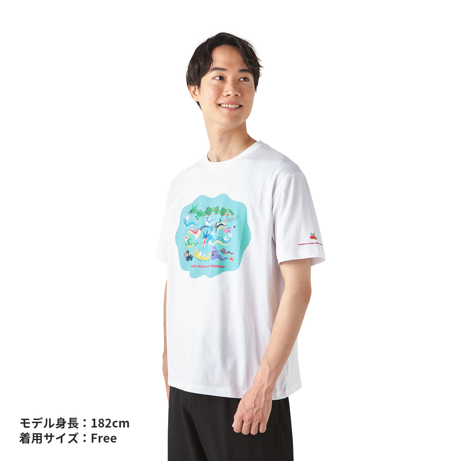 Tシャツ POKÉMON NYORO NYORO FRIENDS 大集合 Free