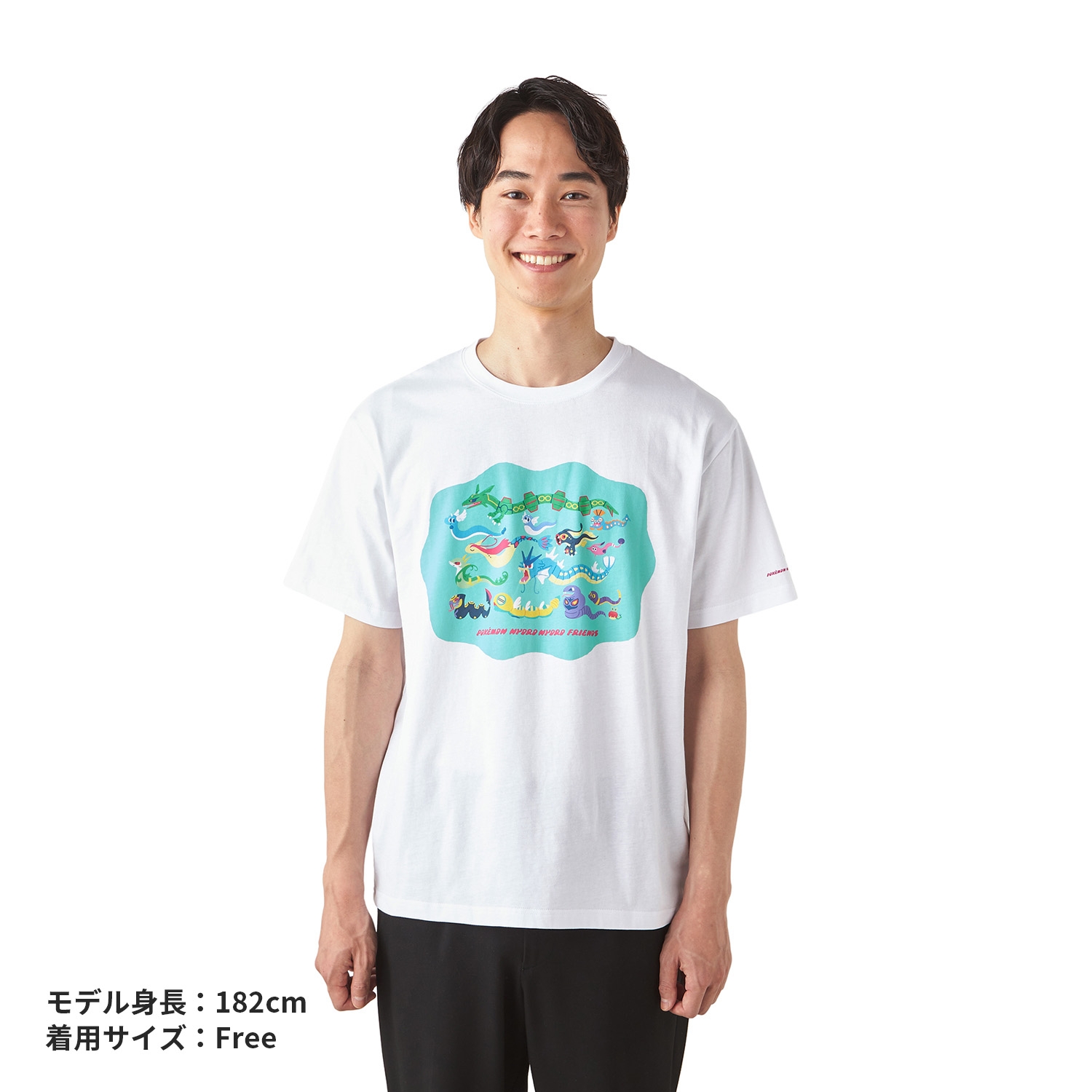 Tシャツ POKÉMON NYORO NYORO FRIENDS 大集合 Free
