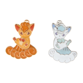 イヤリング にたものどうし ロコン＆アローラロコン