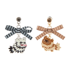 ピアス にたものどうし ジグザグマ＆ガラルジグザグマ