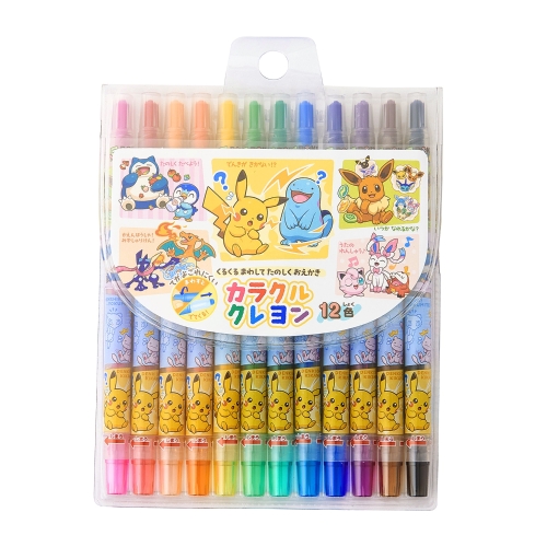 カラクルクレヨン 12色 POKÉMON SCHOOL