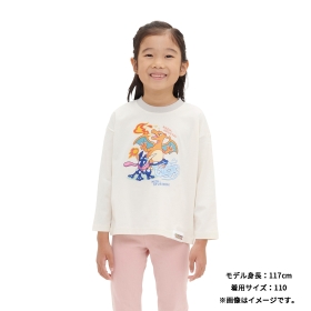 ロングTシャツ POKÉMON SCHOOL わざのれんしゅう 110cm / 130cm