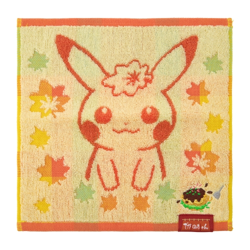 【選べる】ハンドタオル ポケモンセンターヒロシマR ピカチュウとお好み焼き
