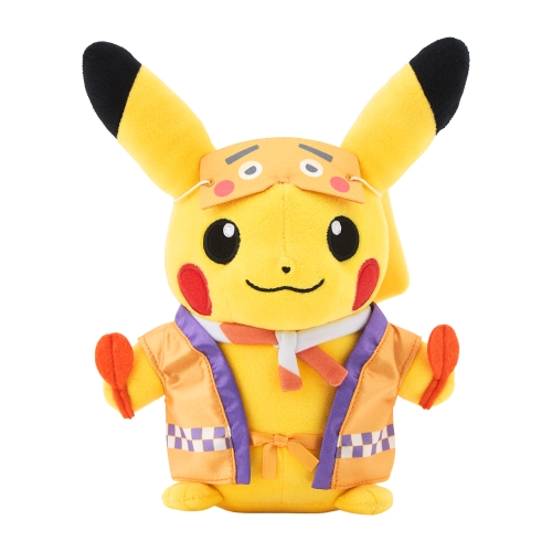 ぬいぐるみ にわか面ピカチュウ ポケモンセンターフクオカR