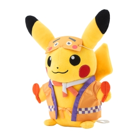ぬいぐるみ にわか面ピカチュウ ポケモンセンターフクオカR