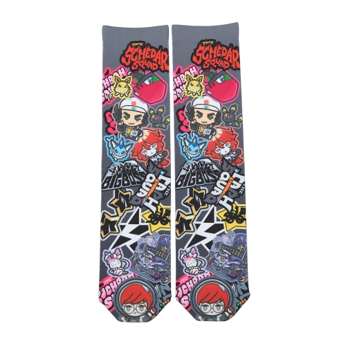 【選べる】ミドルソックス POKÉMON TRAINERS -STARDUST★BESTIES- 総柄 (23-25cm)(25-27cm)