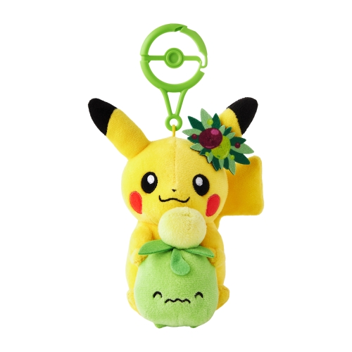 カラビナ付きマスコット ピカチュウ＆ミニーブ ポケモンセンターカガワ