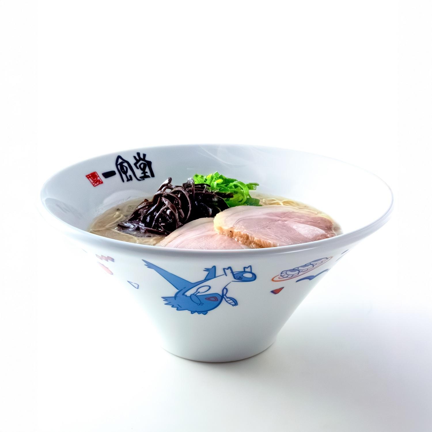 【海外限定】 一風堂 有田焼どんぶり白丸 ｜【公式 ポケモンセンターフクオカR マグカップ・食器