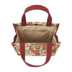 パッチワーク風ミニトートバッグ Pikachu's Sweet Delivery