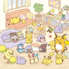 ブックエンド2個セット 十ポケ十色 おくびょうなピカチュウ