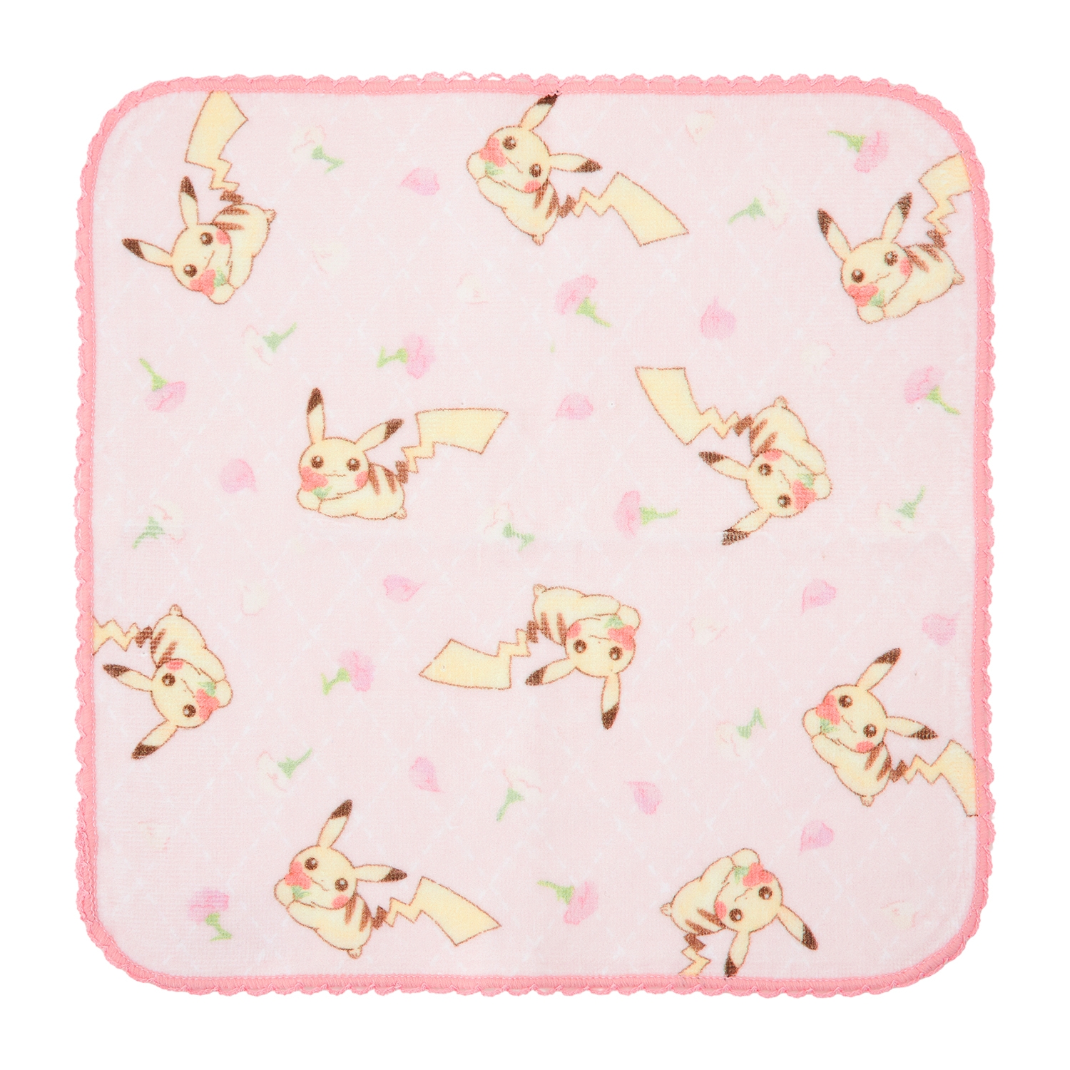 【選べる】ハンドタオル ピカチュウとお花