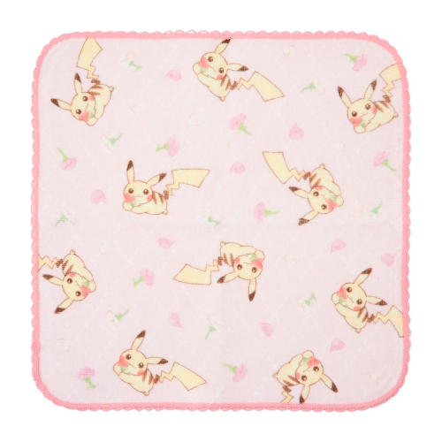 【選べる】ハンドタオル ピカチュウとお花