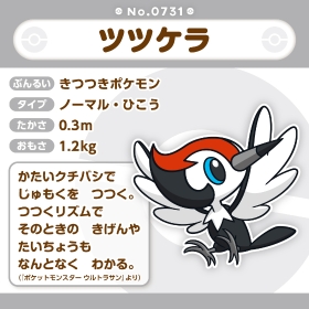 731 ぬいぐるみ Pokémon fit ツツケラ