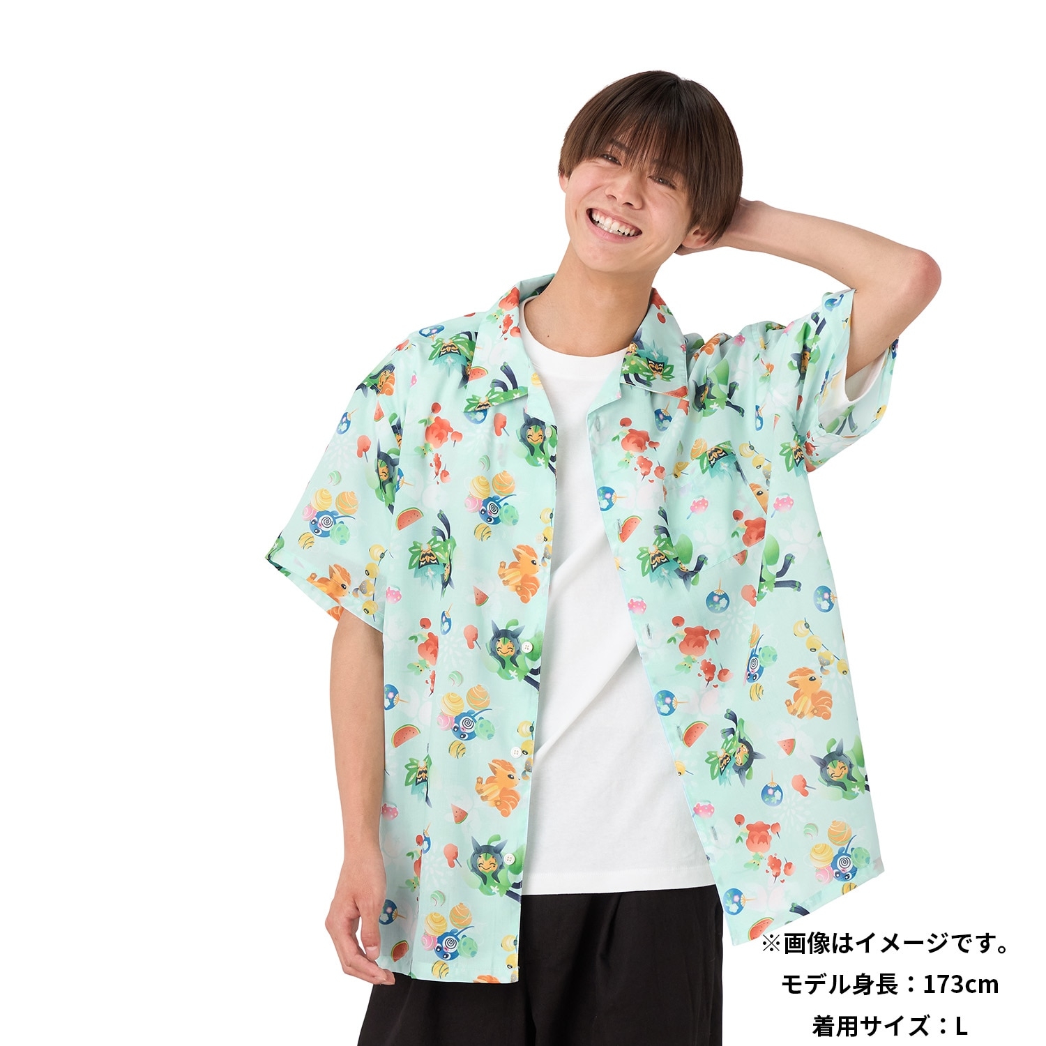 ポケモン 未使用 なつまつり アロハシャツ M rink. ポケ紋 キタカミの里 アロハシャツ ポケ紋 キタカミの里 M / L ｜【公式】ポケモンセンター