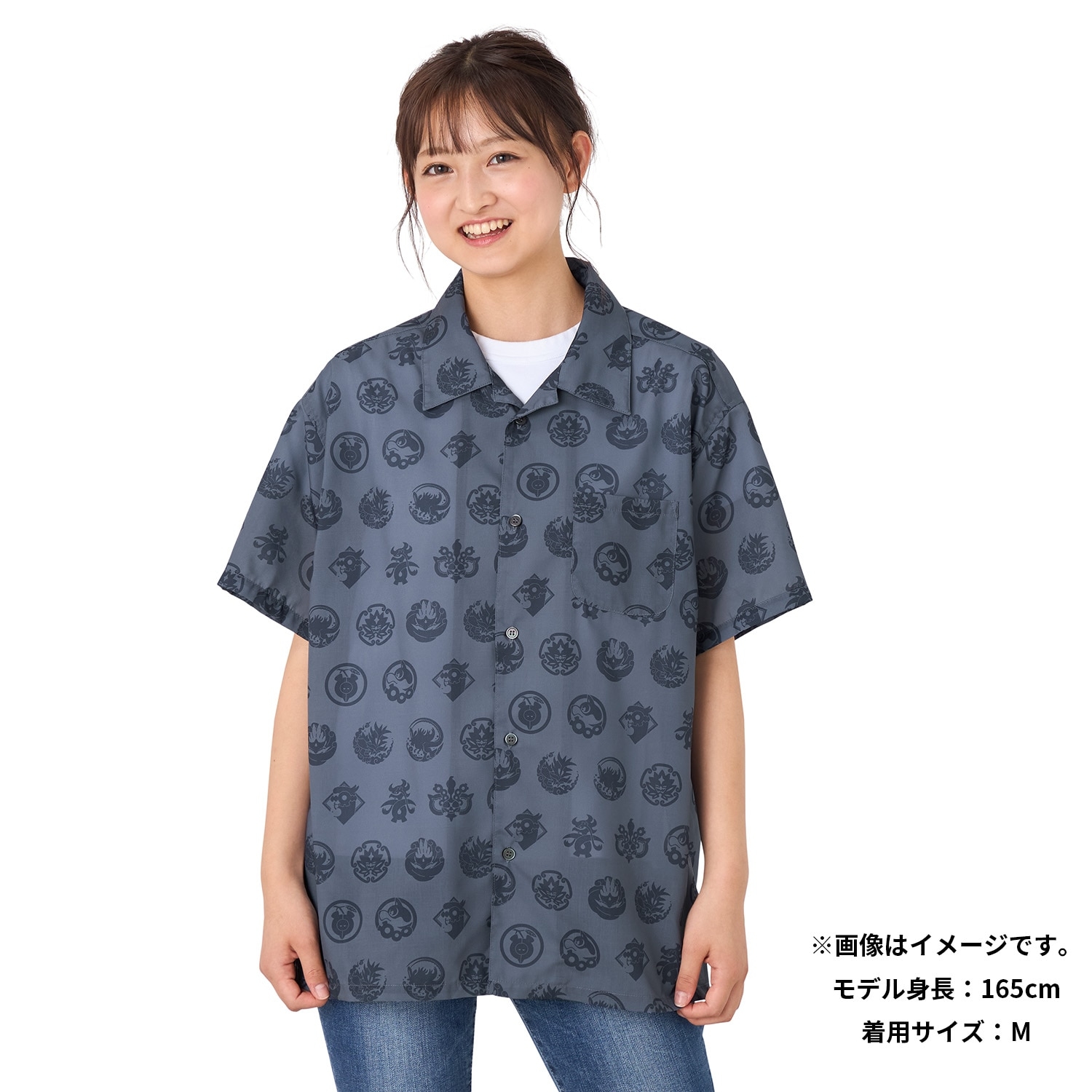 アロハシャツ ポケ紋 キタカミの里 M / L ｜【公式】ポケモンセンター