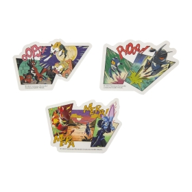 ダイカットステッカー SECRET of MIGHT ソウブレイズ＆エクスレッグ＆パルスワン