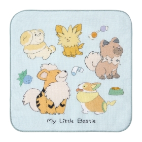 【選べる】ハンドタオル My Little Bestie おすわり