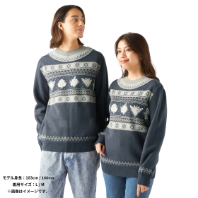 セーター Snowy Gathering M／L