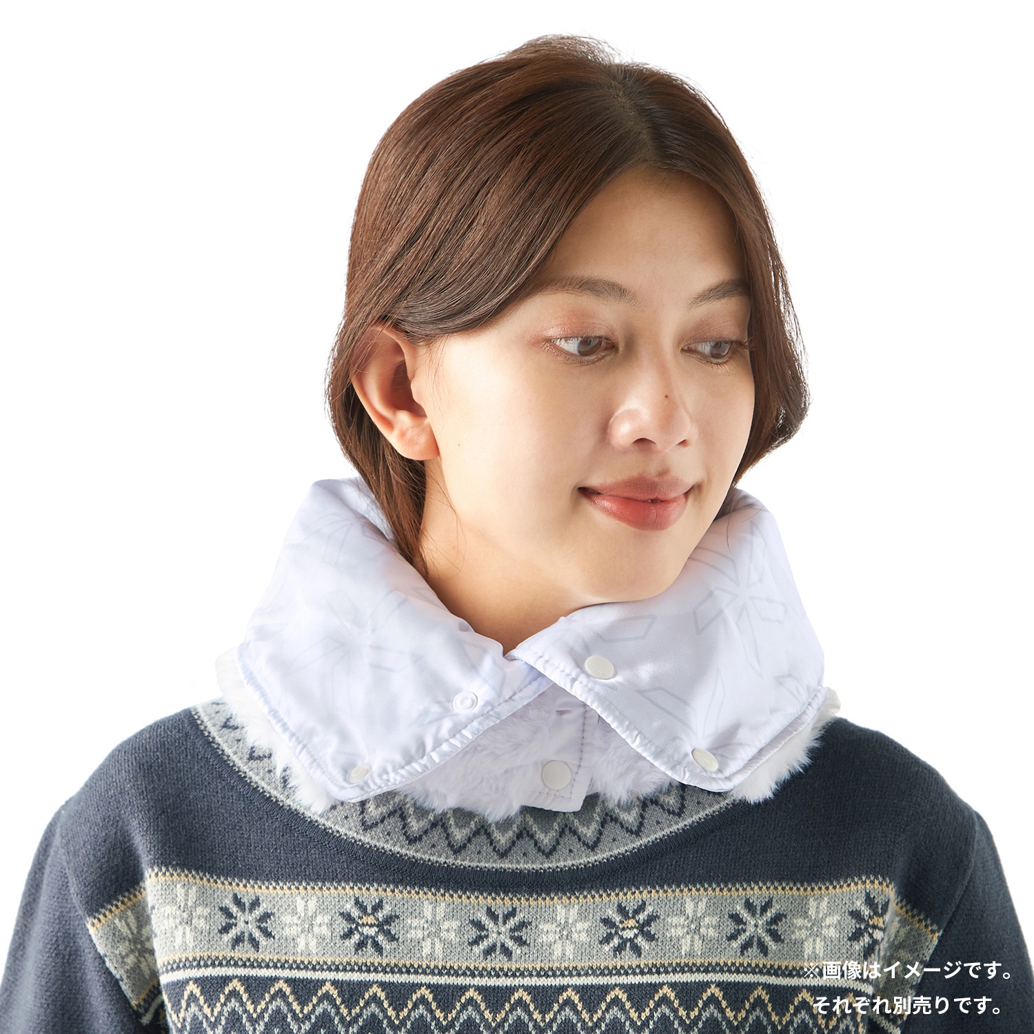 ネックウォーマー Snowy Gathering モスノウ