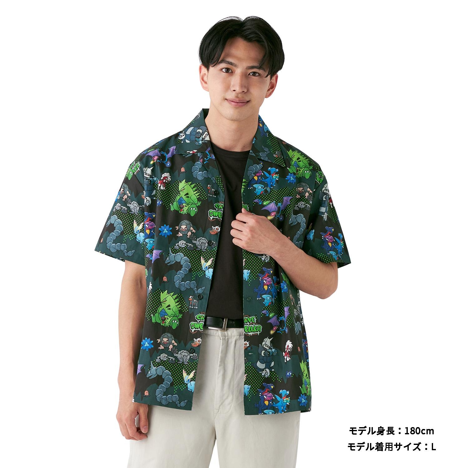 開襟シャツ CAVE DWELLER L ｜【公式】ポケモンセンターオンライン