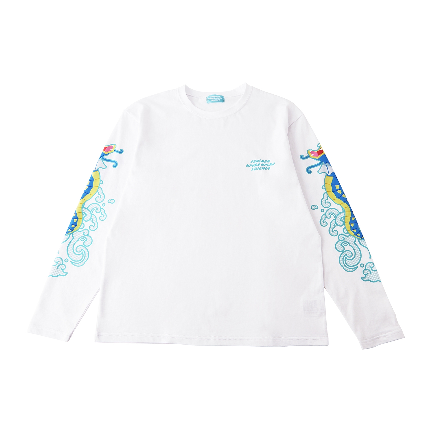 ロングTシャツ POKÉMON NYORO NYORO FRIENDS ギャラドスのたきのぼり Free