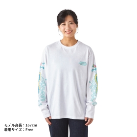 ロングTシャツ POKÉMON NYORO NYORO FRIENDS ギャラドスのたきのぼり Free