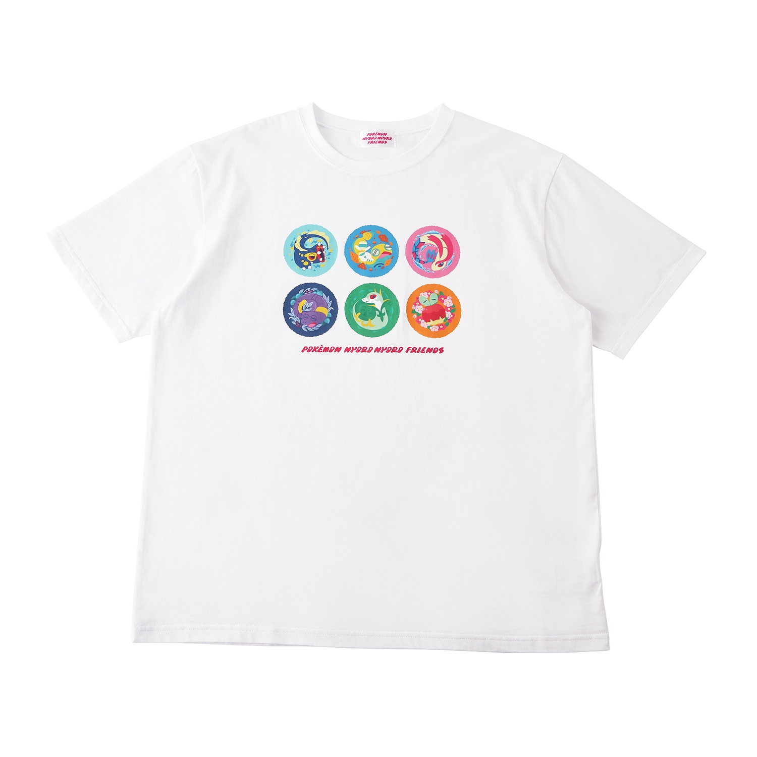 Tシャツ POKÉMON NYORO NYORO FRIENDS とぐろをまく Free