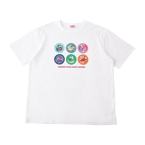 Tシャツ POKÉMON NYORO NYORO FRIENDS とぐろをまく Free