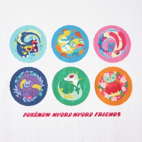 Tシャツ POKÉMON NYORO NYORO FRIENDS とぐろをまく Free