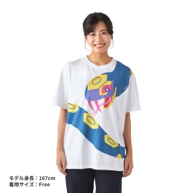 Tシャツ POKÉMON NYORO NYORO FRIENDS まきつくハブネーク Free