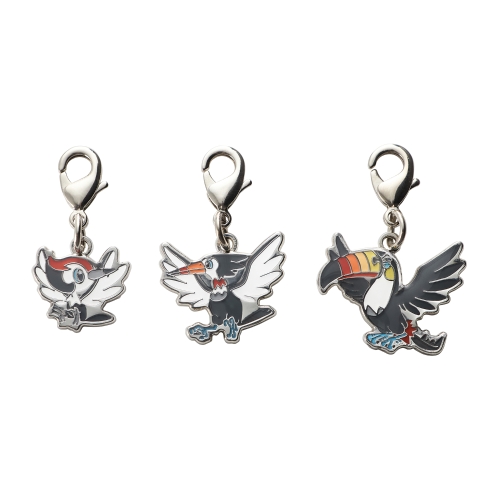 【70％OFF】 全国ずかんメタルチャーム731・732・733 ｜【公式】ポケモン ポケットモンスター