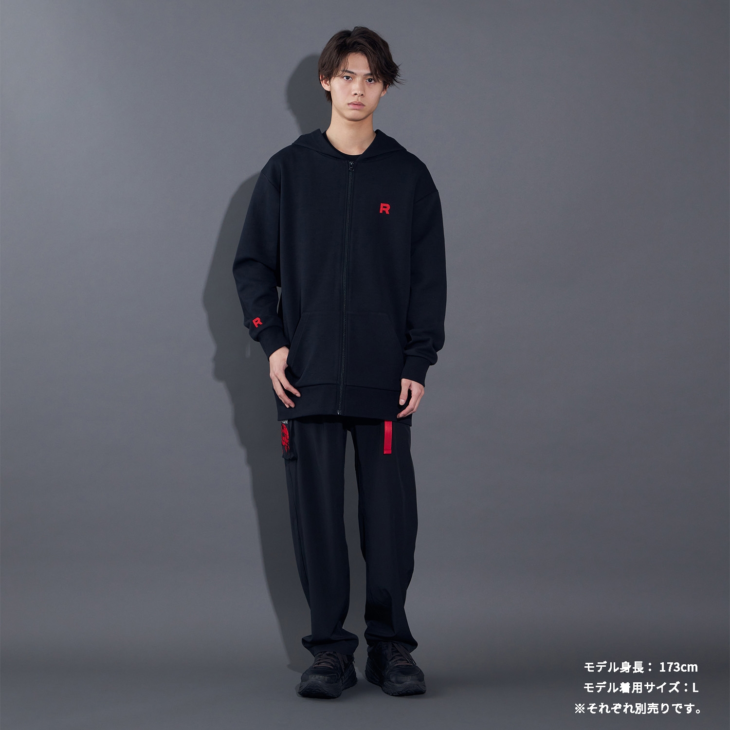 Team Rocket UNISEXロケット団 パーカーLパンツ L 上下セット 90ffe643b5ee7bebac5fb6c88a6ed1