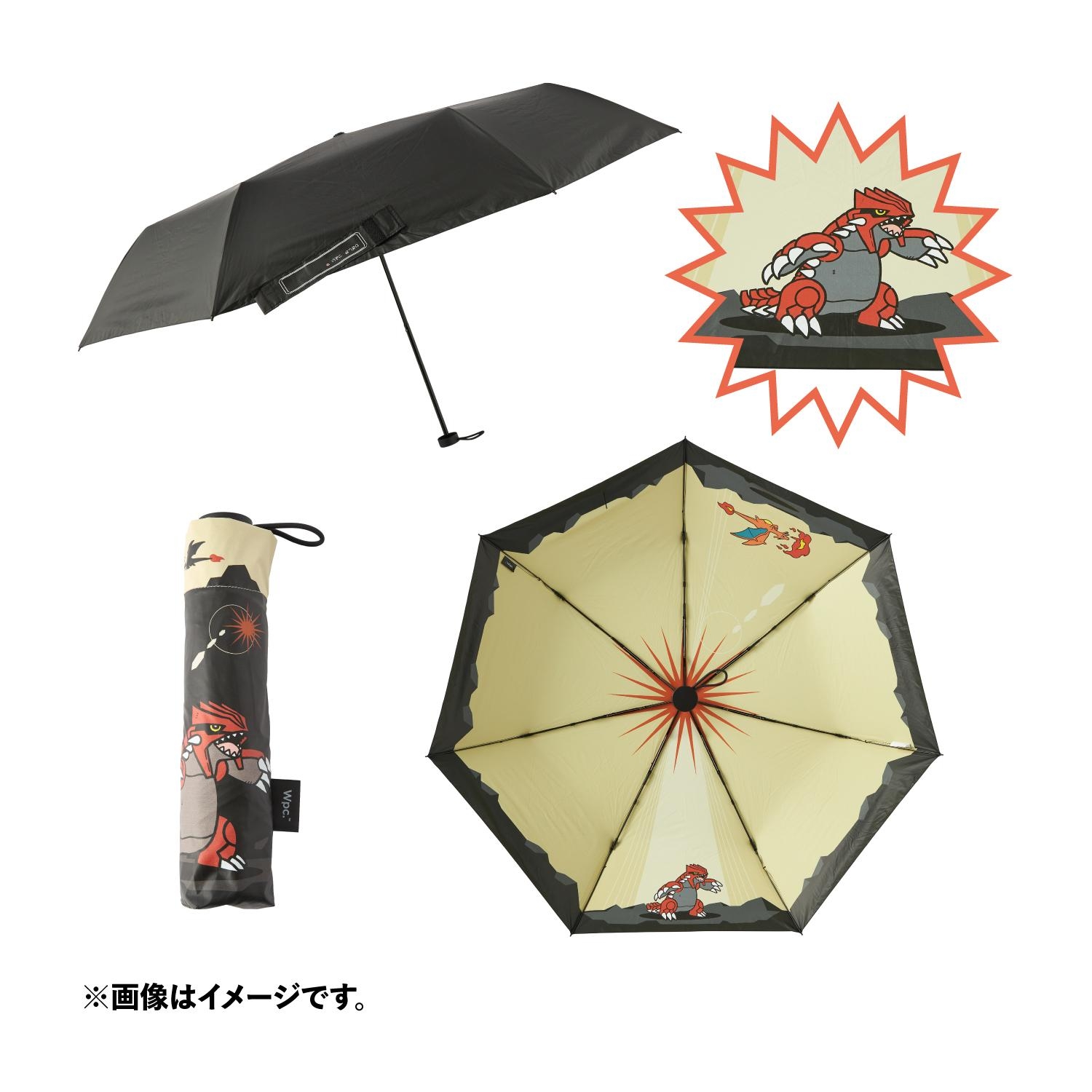  Wpc. 晴雨兼用折りたたみ傘 OTENKI TEAM グラードンとリザードン