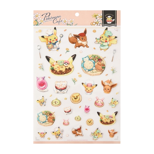PETシール Pokémon Cafe & Pikachu Sweets