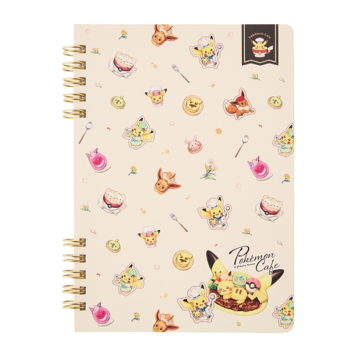 B6リングノート Pokémon Cafe & Pikachu Sweets