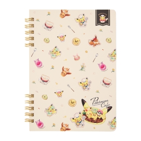 B6リングノート Pokémon Cafe & Pikachu Sweets