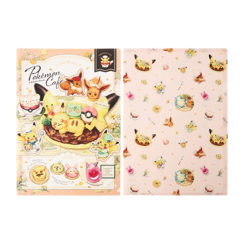 A4クリアファイル2枚セット Pokémon Cafe & Pikachu Sweets