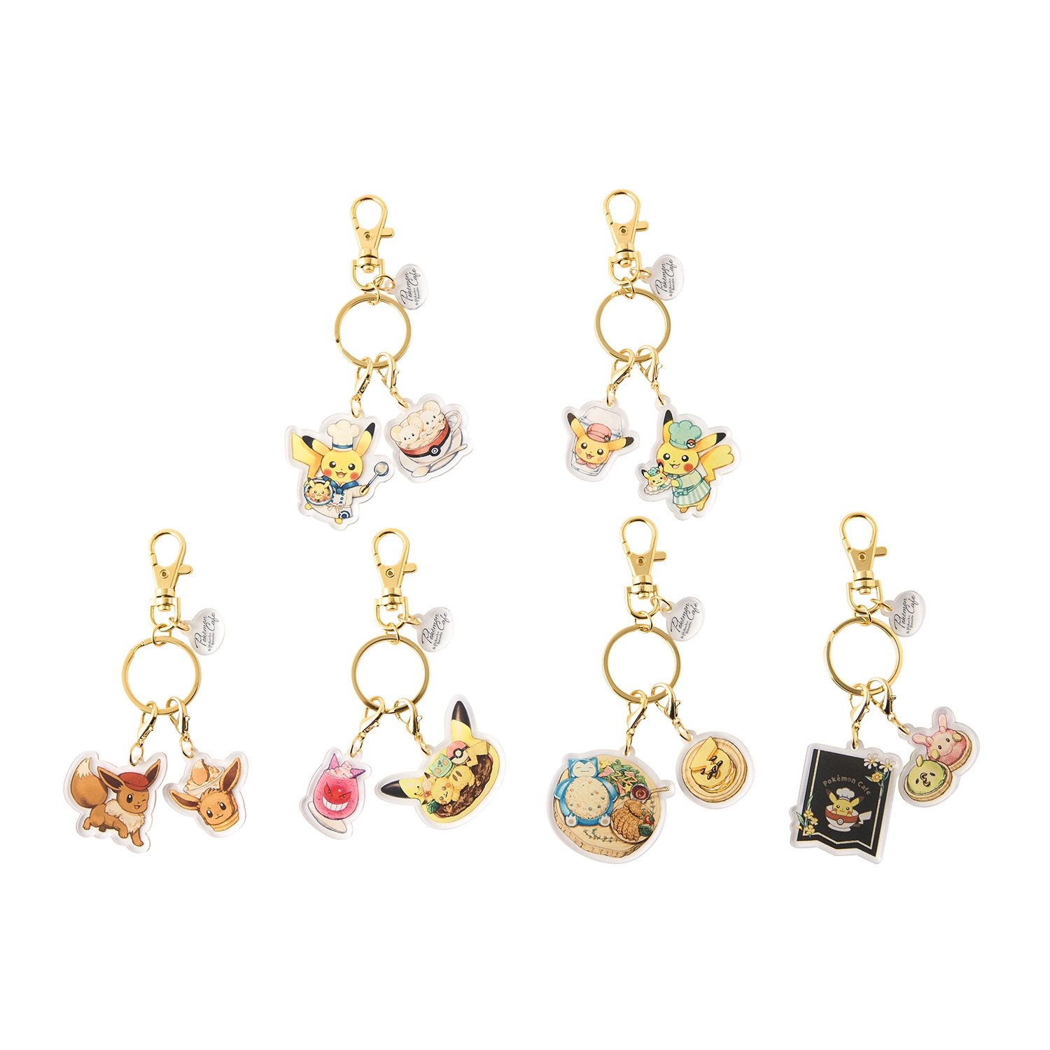 アクリルキーホルダーコレクション Pokémon Cafe & Pikachu