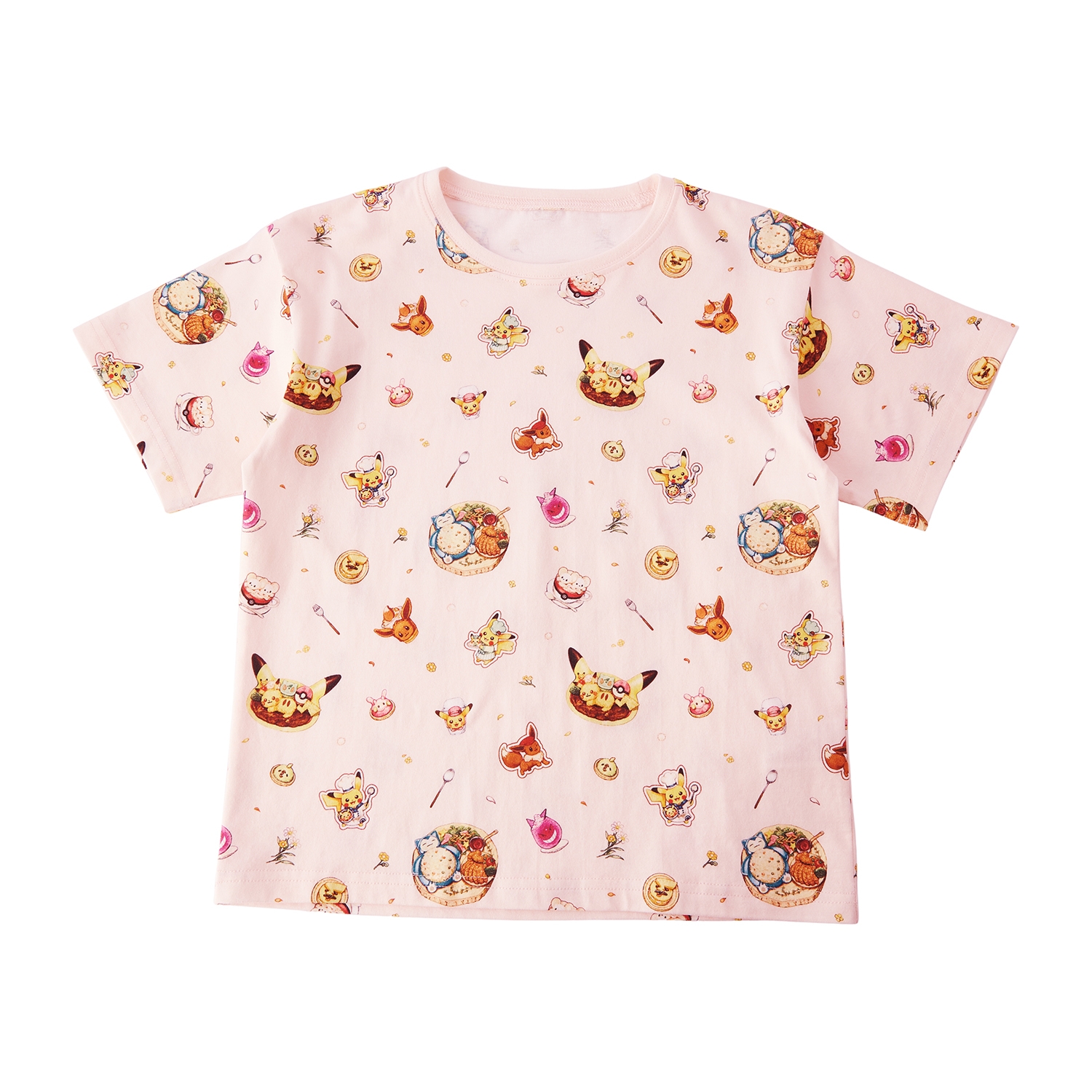 Tシャツ Pokémon Cafe & Pikachu Sweets 130