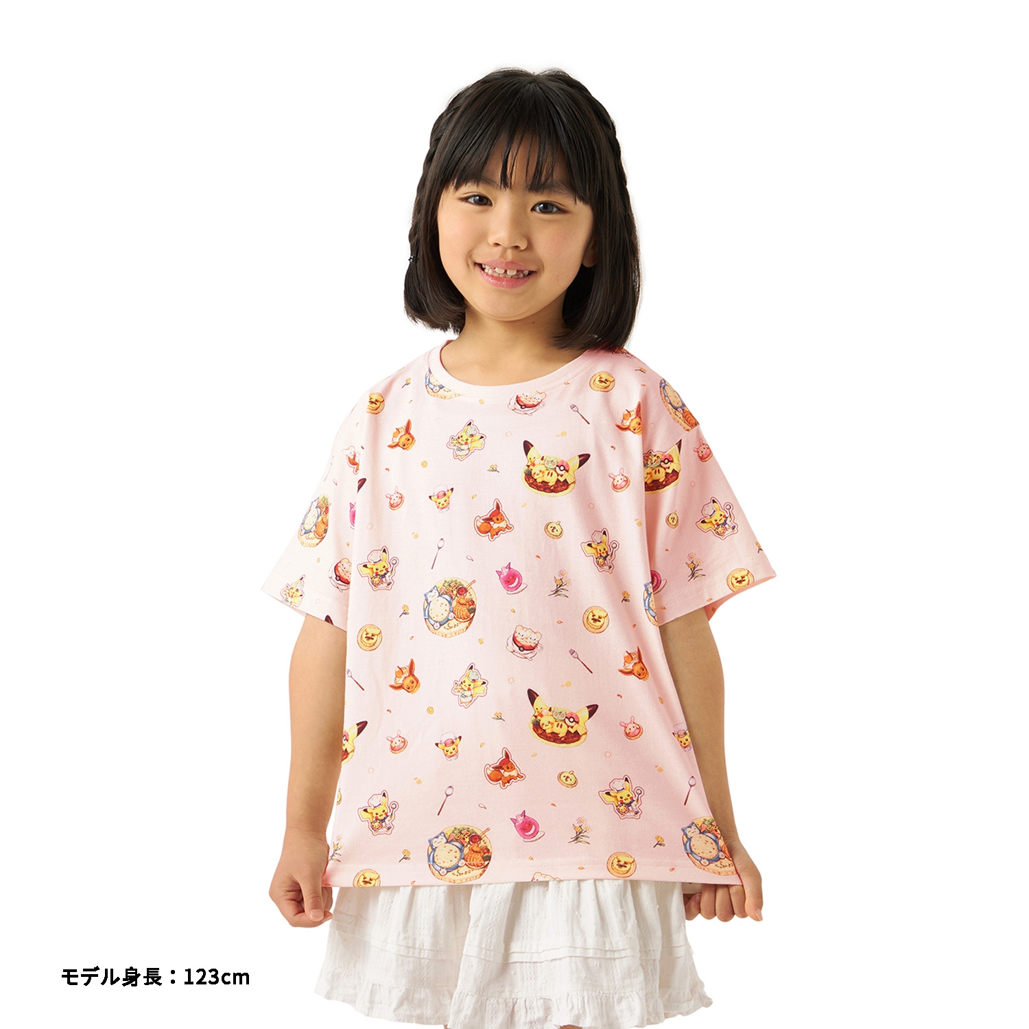 Tシャツ Pokémon Cafe & Pikachu Sweets 130