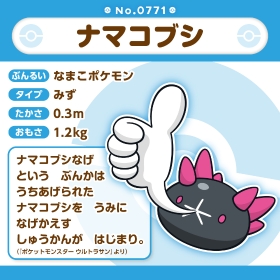 771 ぬいぐるみ Pokémon fit ナマコブシ