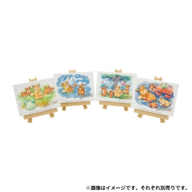 イーゼル付きミニアート PAMO NO MURE すいえい