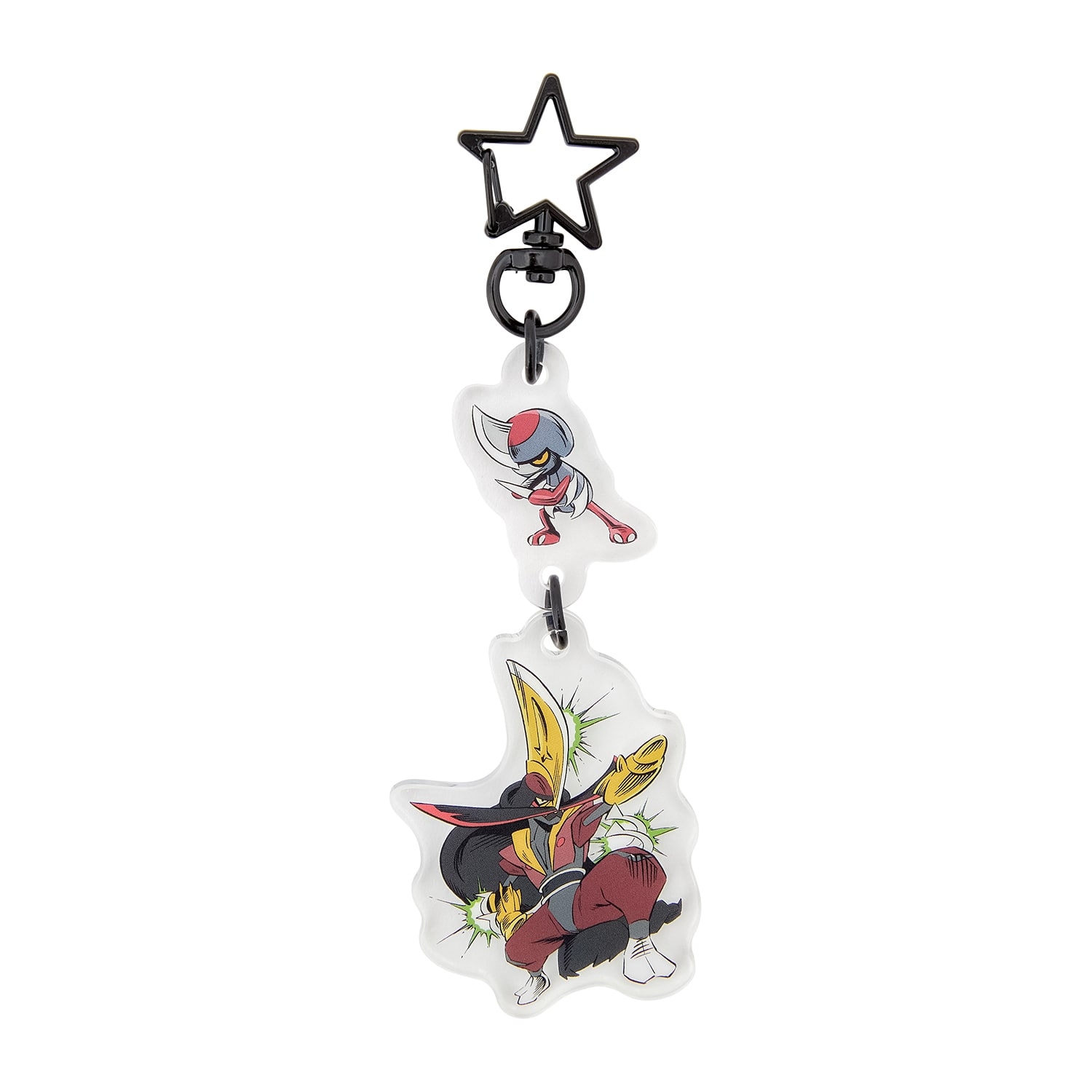 2連アクリルキーホルダー SECRET of MIGHT コマタナ＆ドドゲザン