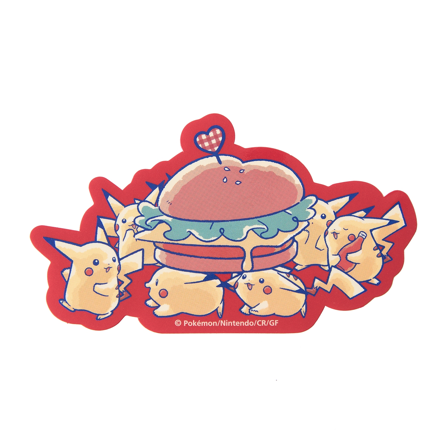 ピカチュウダイナー セット ステッカーセット PIKACHU DINER ｜【公式】ポケモンセンター