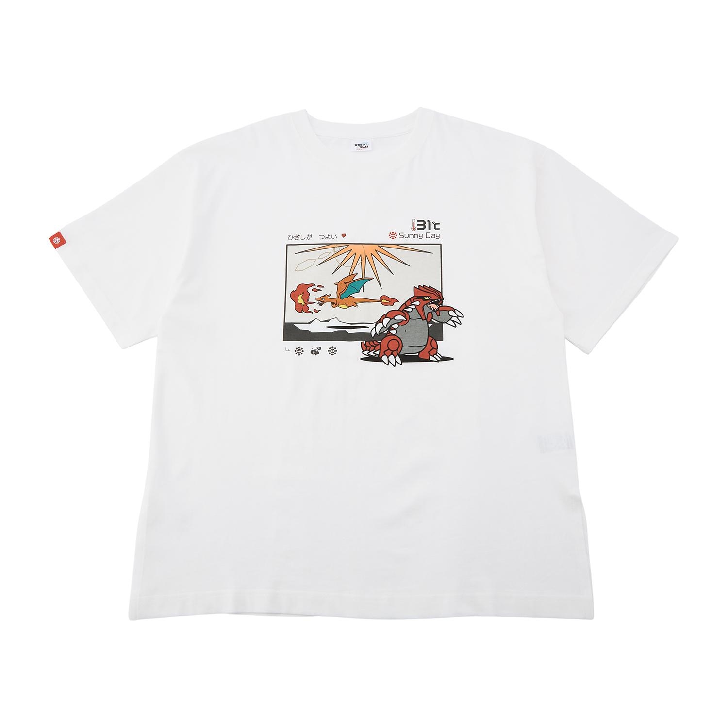 Tシャツ OTENKI TEAM グラードンとリザードン M