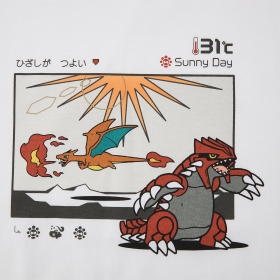 Tシャツ OTENKI TEAM グラードンとリザードン M
